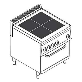 Плита электрическая Tecnoinox PFU70V7